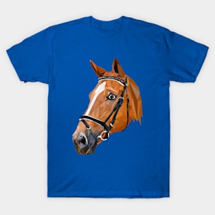 Horse Low Poly Art T-Shirt